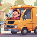 ai taking a delivery