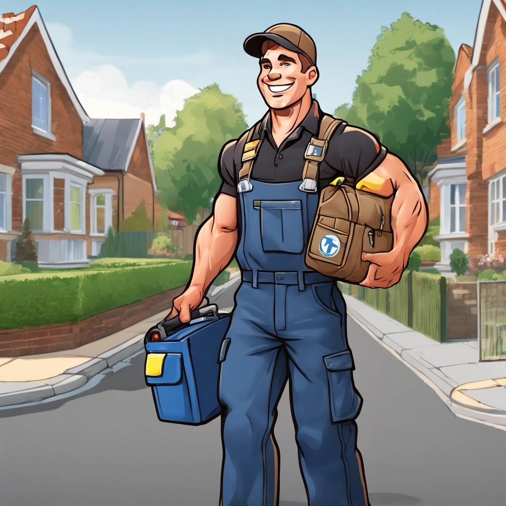 ai generated image of man with tool bag used on our services page