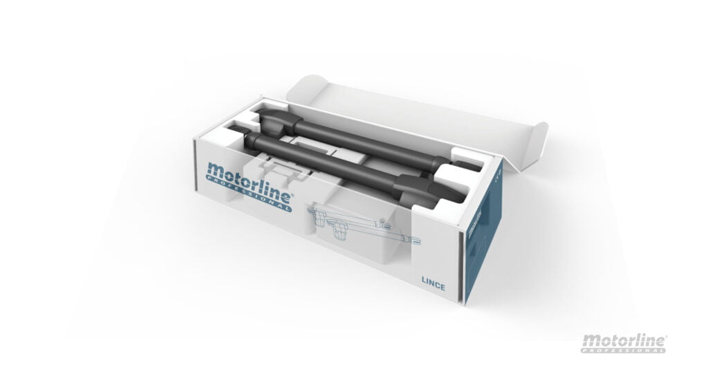 Motorline LINCE swing gate automation opener in box